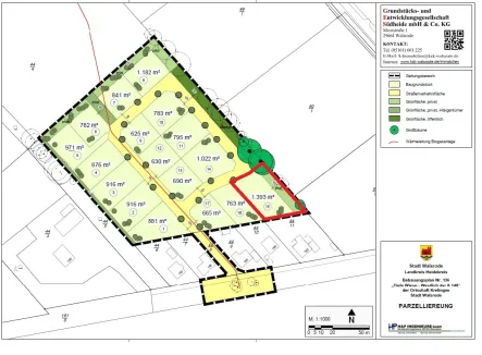 Grundstück Nr.15 - Grundstück kaufen in Walsrode - Wohnbaugrundstück Nr. 15 in Walsrode - Ortsteil Krelingen "Tiefe Wiese"