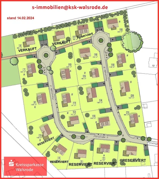 Übersicht Groß Häuslingen - Grundstück kaufen in Häuslingen - Wohnbaugrundstücke in Groß Häuslingen