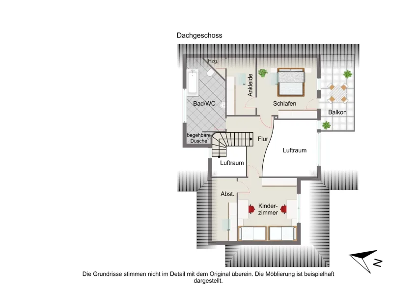 Grundriss Dachgeschoss