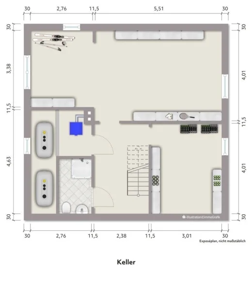 24153 Grundriss Keller