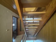 Treppe zum ausgebauten Dachgeschoss