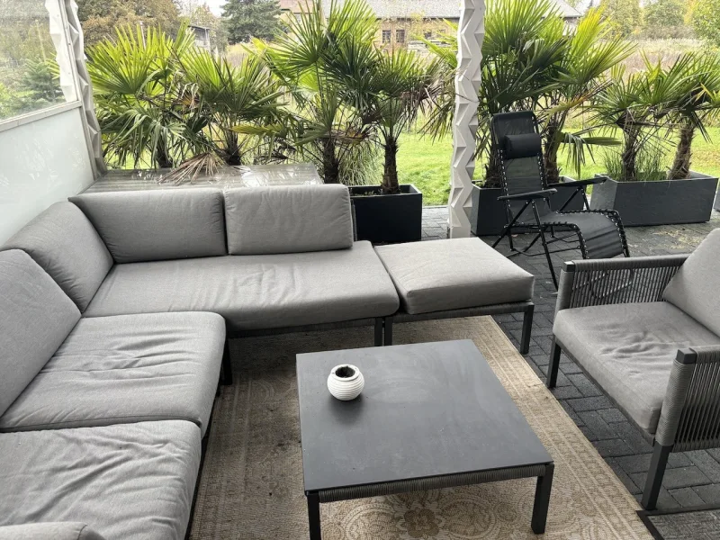 überdachte Terrasse