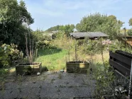 Terrasse / Garten mit Gartenhaus