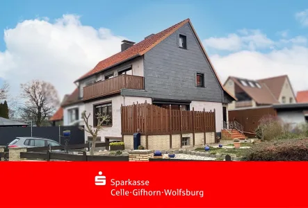 Herzlich willkommen! - Haus kaufen in Wolfsburg - gemütliche Doppelhaushälfte mit pflegeleichtem Grundstück
