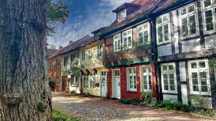 Außenansicht - Haus kaufen in Celle - Wunderschönes Baudenkmal in der Blumlage