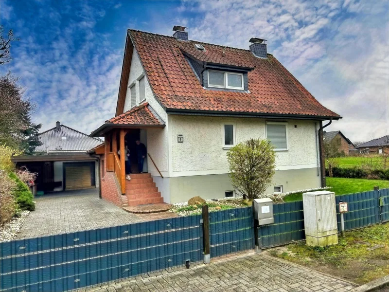 Außenansicht - Haus kaufen in Hermannsburg - Gemütliches Wohnen in Hermannsburg