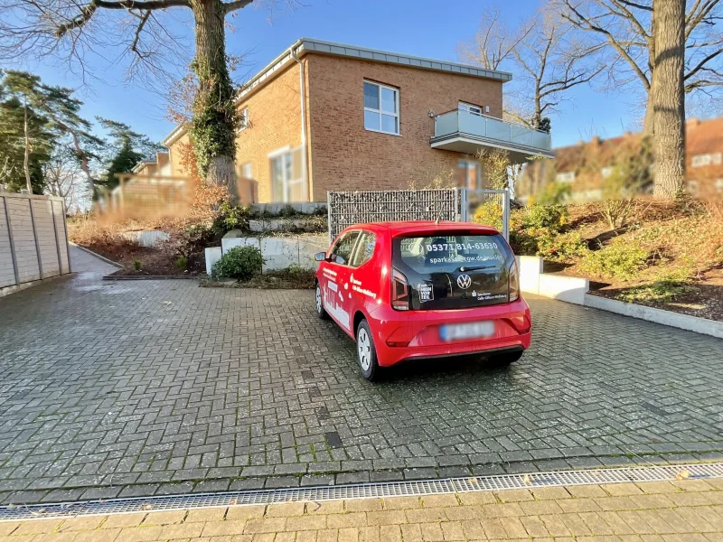 Ansicht Kfz-Stellplatz der Wohnung