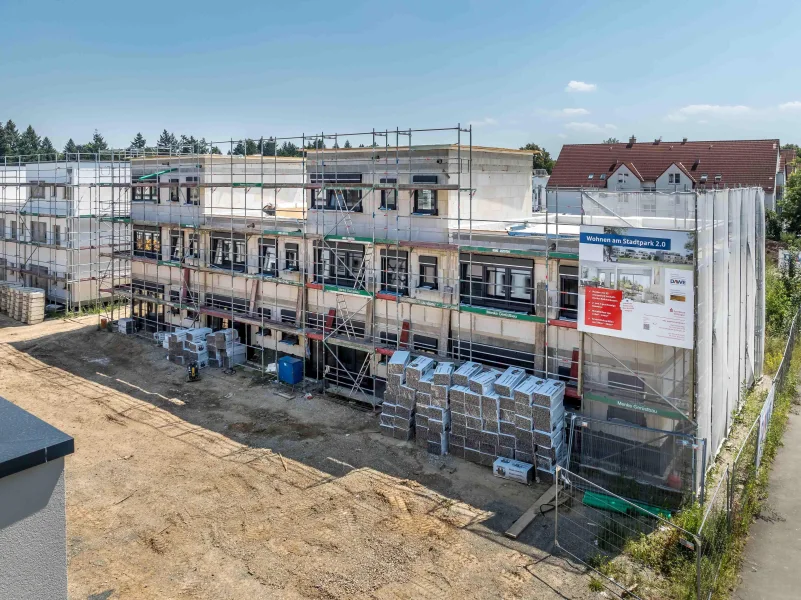 Außenansicht - Haus kaufen in Göttingen - Wohnen am Stadtpark 2.0 - Reihenendhaus B8