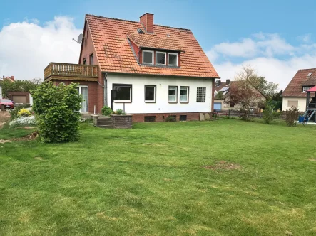 Gartenansicht - Haus kaufen in Friedland - Einfamilienhaus in der Gemeinde Friedland, OT : Ballenhausen, frei und sofort verfügbar