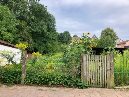 Straßenseitig - Grundstück kaufen in Dransfeld - Schönes Baugrundstück im gewachsenen Wohngebiet in Dransfeld