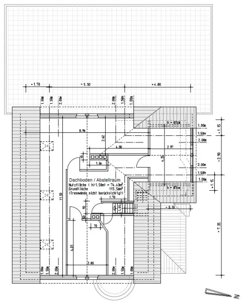 Grundriss Dachgeschoss