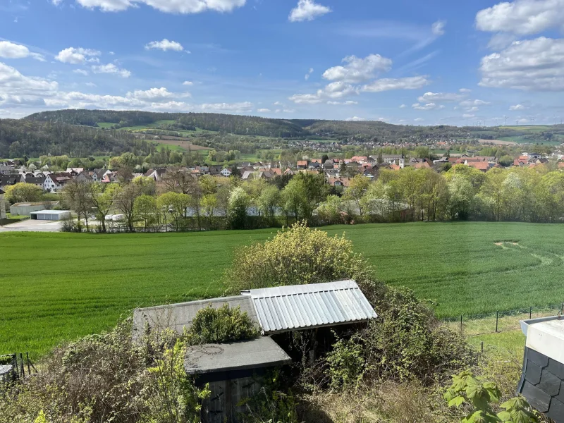 Ausblick vom Wintergarten