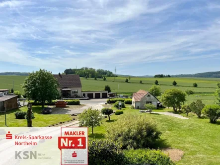 Ansicht Grundstück - Grundstück kaufen in Northeim - Einmalige Gelegenheit mit unverbaubaren Blick in die Natur!