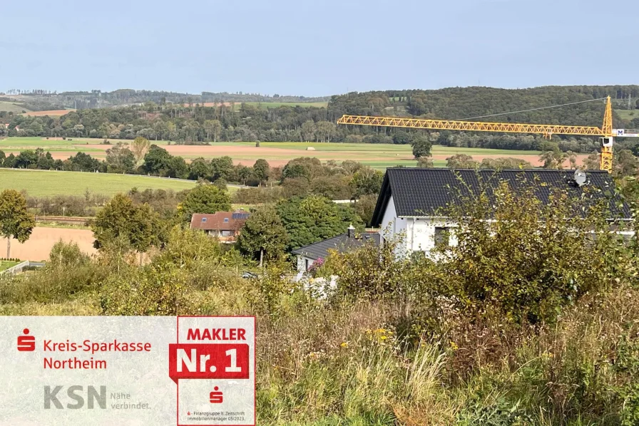 Ausblick Baugrundstück - Grundstück kaufen in Katlenburg-Lindau - Schließen Sie die Lücke mit Ihrem Traumhaus!