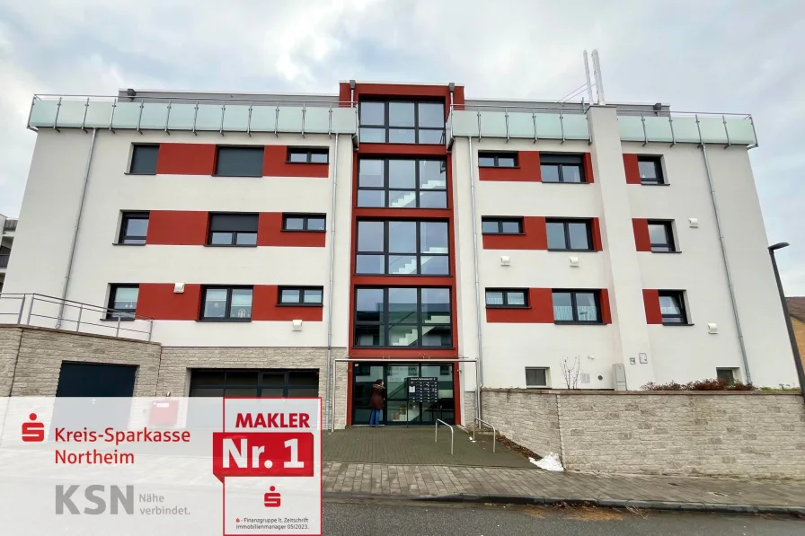 Frontansicht - Wohnung kaufen in Northeim - Neuwertige 2-Zimmerwohnung in zentraler Lage von Northeim!