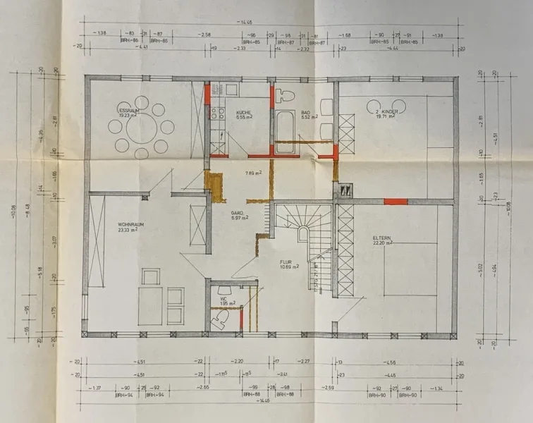 Grundriss Obergeschoss