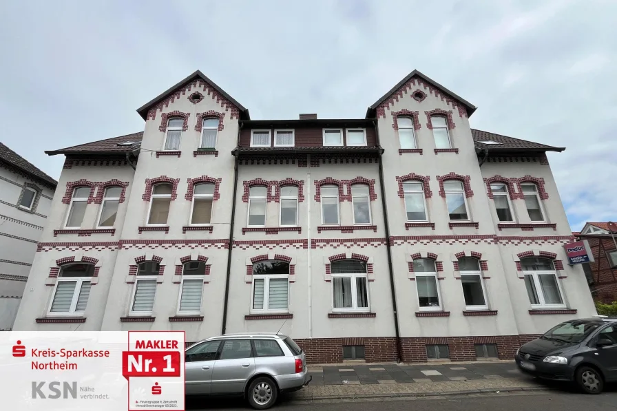 Frontansicht - Haus kaufen in Northeim - Citynah, ruhig und gepflegt! Vielseitig nutzbares Wohn- und Geschäftshaus 