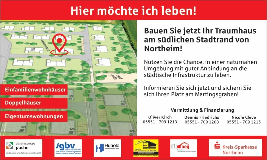 Baugebiet - Grundstück kaufen in Northeim - Hier möchte ich leben!