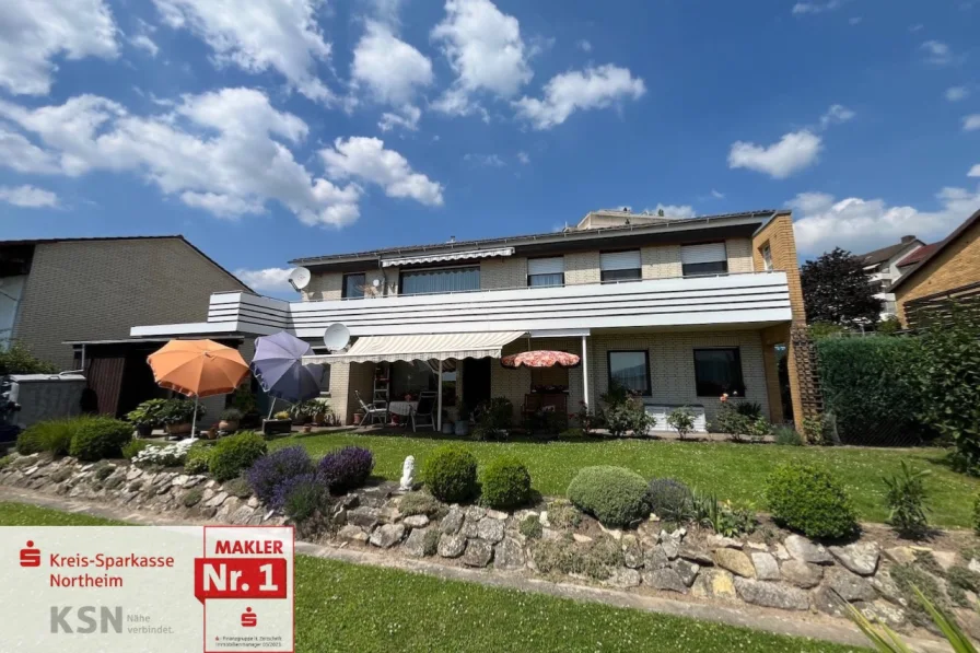 Rückansicht - Haus kaufen in Northeim - Einfamilienhaus mit Einliegerwohnung in Northeim am Sultmer Berg-Südhanglage!