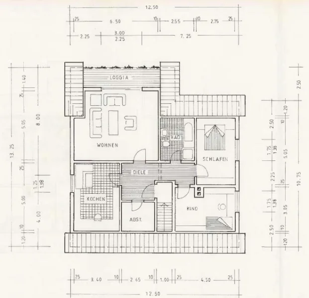 Grundriss Dachgeschoss