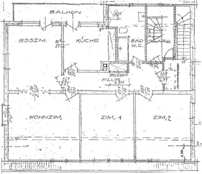 Grundriss Obergeschoss