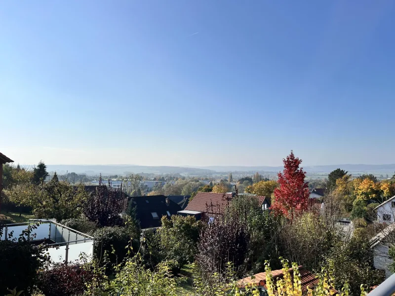 Aussicht vom Balkon