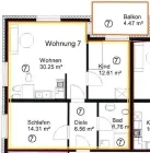 Grundriss Wohnung 