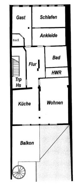 Grundriss 2. Obergeschoss