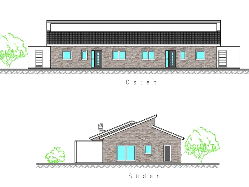 Ansicht - Haus kaufen in Freren - Modern – effizient - bezugsfertig - nachhaltig