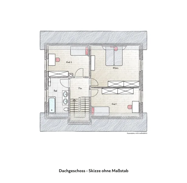 Grundriss Dachgeschoss