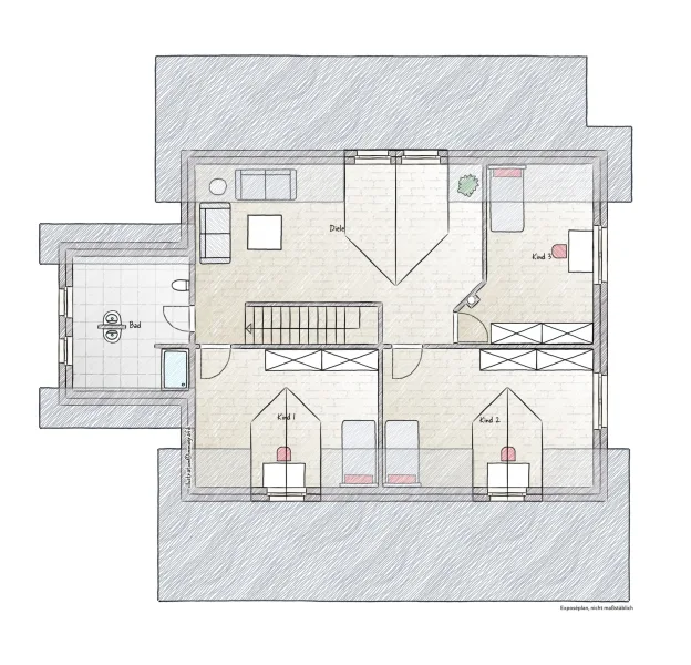 Grundriss Dachgeschoß