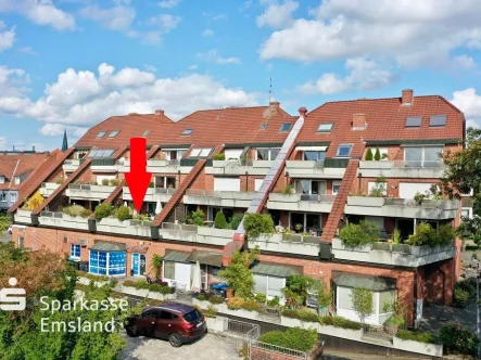 Titelbild - Wohnung kaufen in Lingen - Lingen - Innenstadt:Vermietete Terrassenwohnung mit Tiefgaragenstellplatz