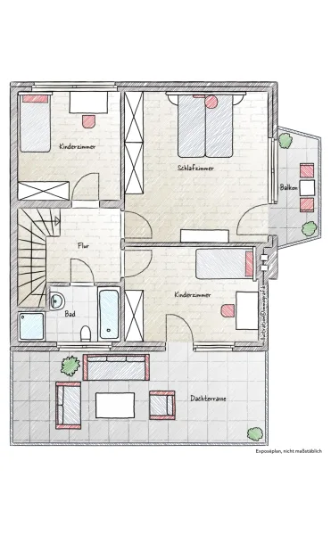 Grundriss Dachgeschoss