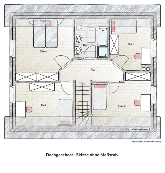 Grundriss Dachgeschoss