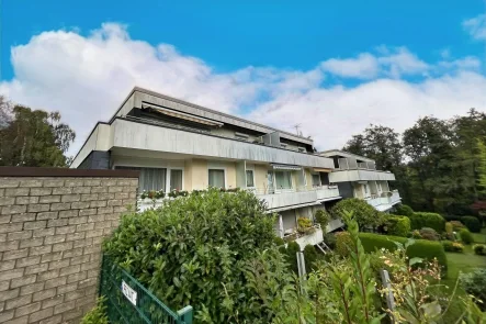 Rückansicht - Wohnung kaufen in Mettmann - 2-Zimmer-Wohnung mit großer Terrasse und Garage (Erbpachtgrundstück!)