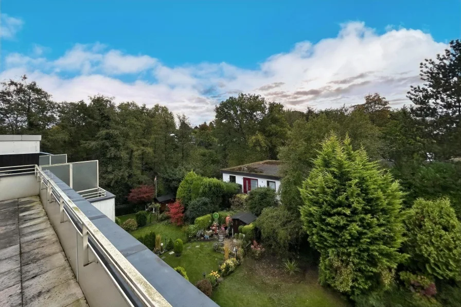 Ausblick von der Terrasse