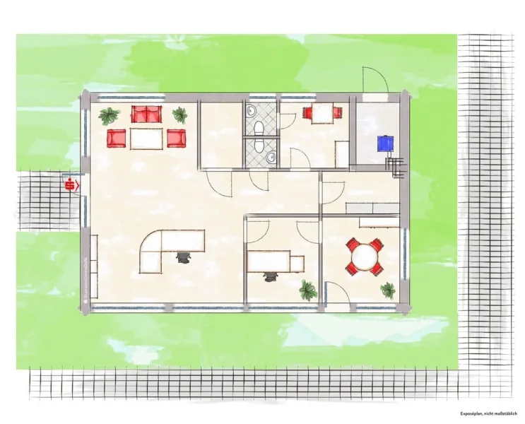 Grundriss Werkstatt