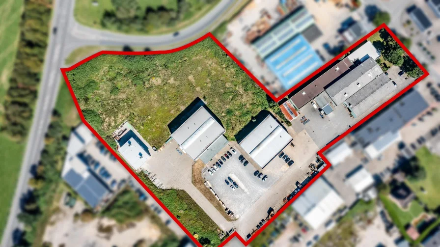 Luftaufnahme - Grundstück kaufen in Schermbeck - Industrieareal / Gewerbepark mit Potential in Schermbeck