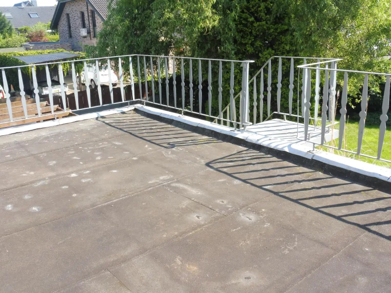 Dachterrasse auf der Garage