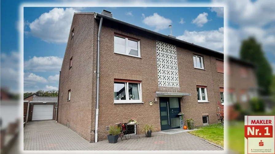 Vorderansicht Dreifamilienhaus 8394 - Zinshaus/Renditeobjekt kaufen in Voerde - Besondere Gelegenheit - Dreifamilienhaus in Voerde-Spellen zu verkaufen!