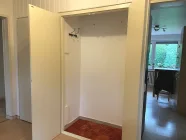 Einbauschrank/Garderobe in der Diele