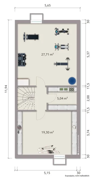 Grundriss Kellergeschoss