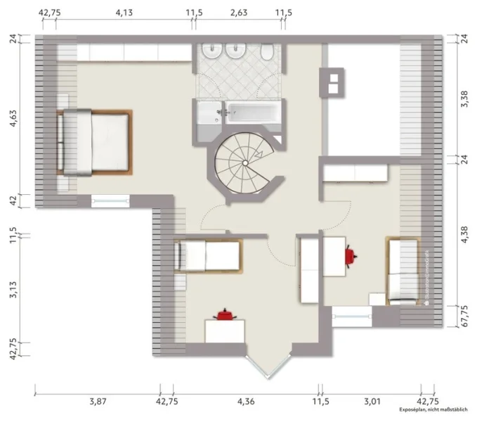 Grundriss Dachgeschoss