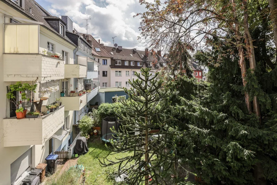 Ausblick vom Balkon Haus 38