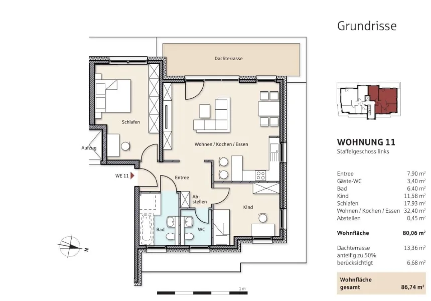 Grundriss Wohnung 11