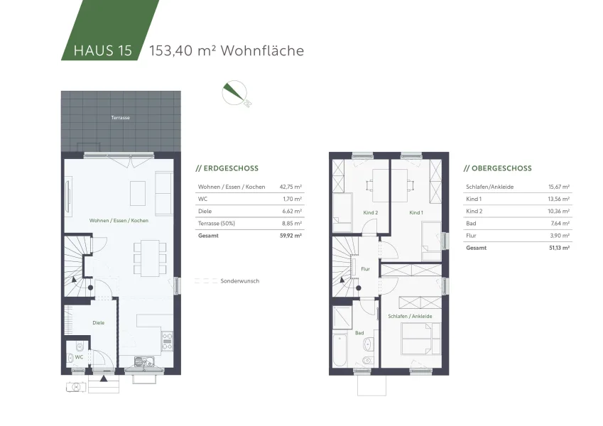 Grundriss EG und OG