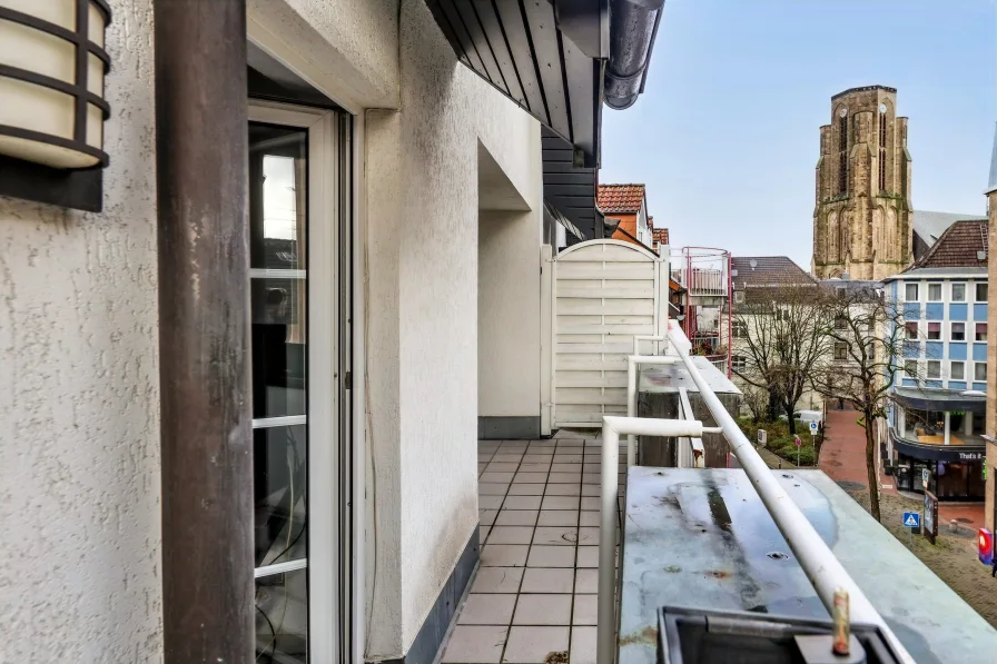 Balkon am Wohn-/ Esszimmer