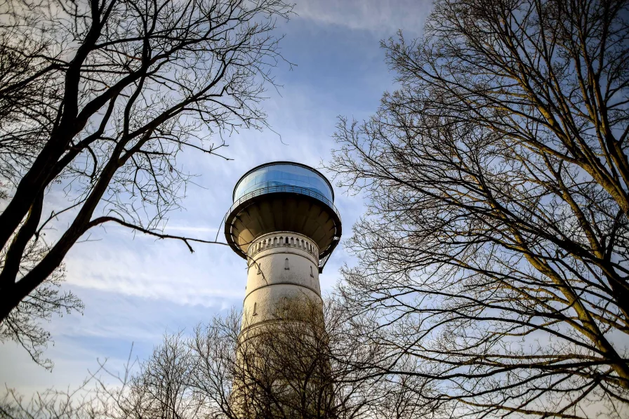 der Frintroper Wasserturm - Wohnung kaufen in Essen - Moderne 3,5-Raum-Neubauwohnung im 2. OG mit Aufzug, Dachterrasse und TG-Stellplatz