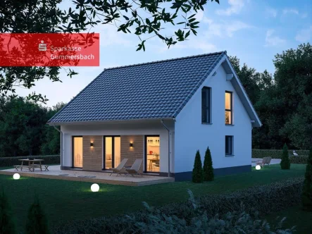 Visualisierung Einfamilienhaus - Haus kaufen in Reichshof - Neubau-Ausbauhaus in Reichshof-Denklingen - perfekt für Handwerker!