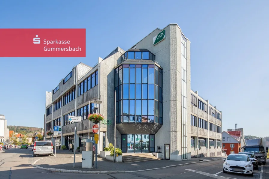 Außenansicht - Büro/Praxis kaufen in Gummersbach - Bürogebäude in Zentrumslage von Gummersbach!